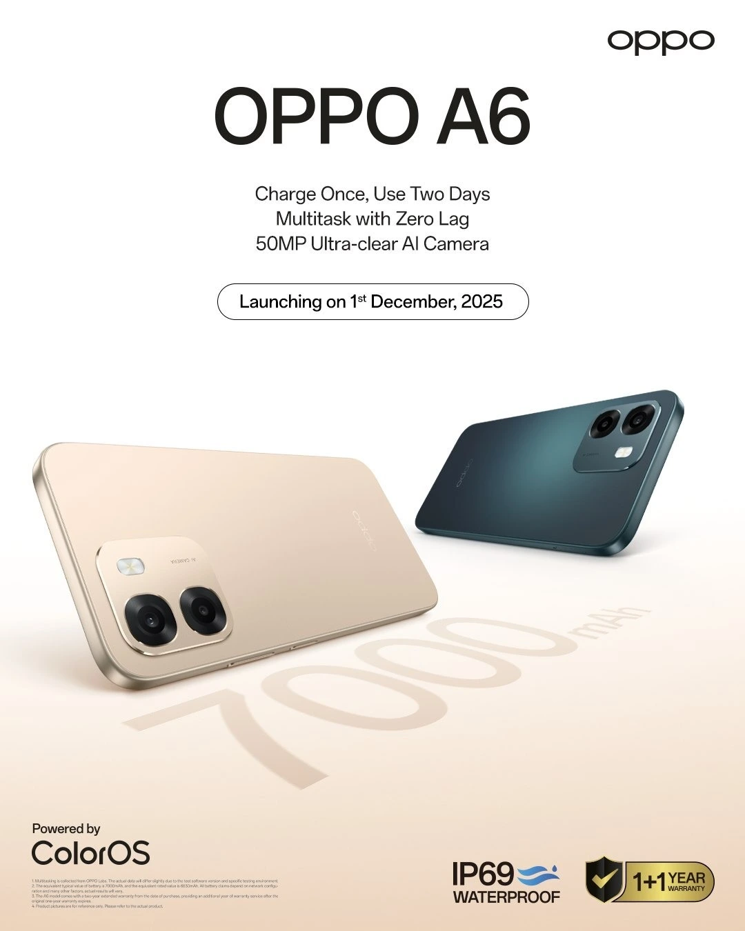 OPPO A6 Launching in Pakistan Next Week with 7000mAh Battery & 50MP Camera