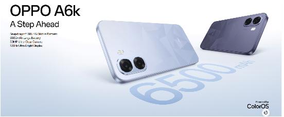 OPPO A6K A Reliable and Smooth Partner for Everyday Life From Power to Performance