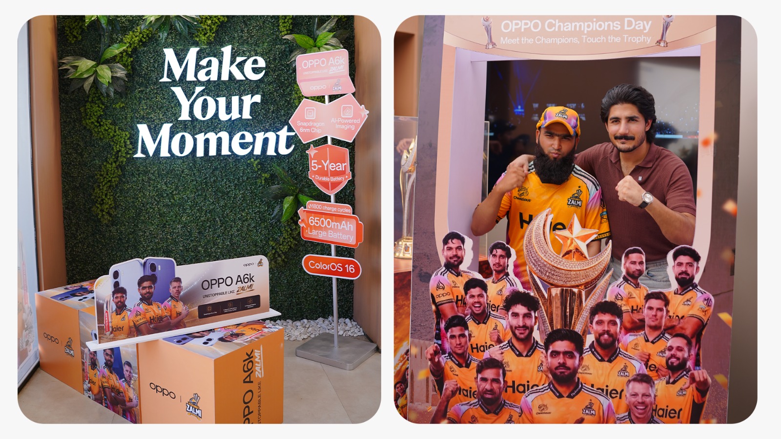 OPPO Celebrates Peshawar Zalmi