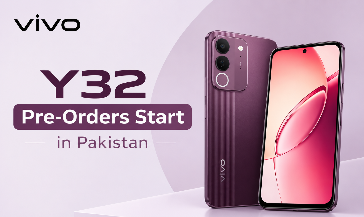 vivo Y32 Pre-Order Starts in Pakistan with 8,000mAh Battery, 120Hz Display 